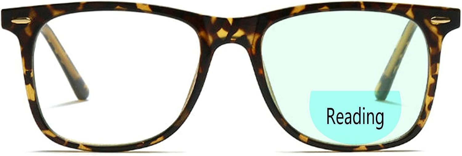 Invisible Bifocal Reading Glasses Women Blue Light Blocking