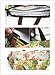Ecokaki(TM) Womens Girls Kids Insulated School Travel Outdoor Thermal Waterproof Carrying Lunch Tote Bag Cooler Box Picnic Lunchbox Handbag, Flowers by Ecokaki