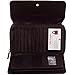 Mundi Womens My Big Fat Safe Keeper RFID Clutch Wallet w/Calculator (Black w/Gold Accents)