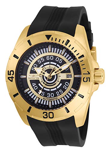 Invicta Men's 'S1 Rally' Automatic Stainless Steel and Silicone Casual Watch, Color:Black (Model: 25771)