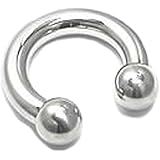 4g Steel Circular Barbell - Internally Threaded - 13mm ~ 1/2" with 10mm Balls