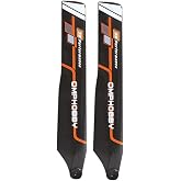 OMPHOBBY M1 EVO Parts Main Blade 125 Replacement Parts for OMPHOBBY M1 EVO RC Helicopters Rc Heli Accessories OSHM1209O(Orange)