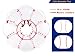 Garybank Bubble Soccer Balls Dia 5' (1.5m) Human Hamster Ball, Bubble Football,Bumper Ball, Zorbing Ball, Knocker Ball, Smash Ball Stress Ball Loopy Ball (Red Dot)