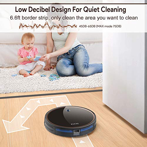 Robot Vacuum, GOOVI Robotic Vacuum Cleaner, Multiple Cleaning Modes