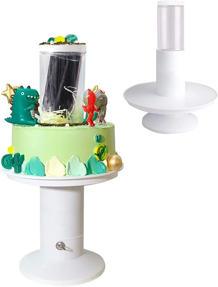 Surprise Birthday Cake Stand, Popping Cake Stand, PullRing Give him