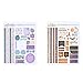 Erin Condren Designer Sticker Book - Monthly Edition 4 (12 Sticker Sheets Total). Decorative and Cute Stickers for Customizing Planners, Notebooks, and More