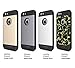 TOTU iPhone 6s Case Rugged Water Resistant Case Full-Body Accessories Sport with Built-in Screen Protector and 4 Interchangeable Covers for iPhone 6 / iPhone 6s, Black