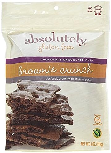 Absolutely Gluten Free Brownie Crunch, Chocolate Chip, 4 Ounce