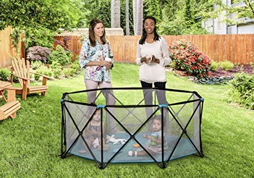 regalo 8 panel play yard with canopy