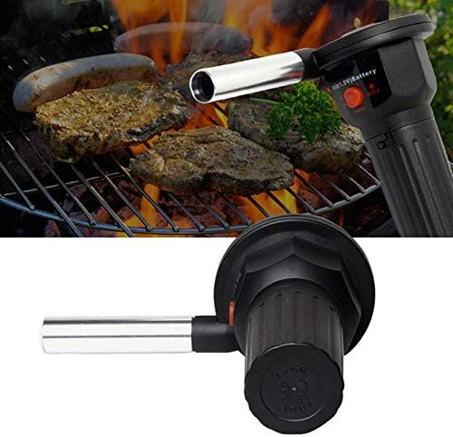 review lzndeal Electric BBQ Fan,BBQ,Picnic,Cooking,Barbecue,Portable,Convenient,Electric BBQ Fan Air Blower Help Burning Picnic Cooking Lighters Barbecue Tools