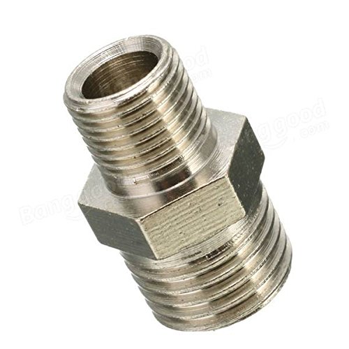 Pink Lizard 1/4 BSP to 1/8 Inch BSP Male Airbrush Connector Airbrush Hose Adaptor - Thumbnail 2