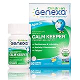 Genexa Homeopathic Calming Aid Tablets for Children: Natural, Certified Organic, Physician Formulated, Non-GMO. Relaxation, Restlessness & Sleep Supplement for Children (60 Chewable Tablets)