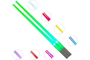 Aramox LED Light Up Glow Sticks Creative Portable Flashing Wands for Concert KTV, Green ABS Material