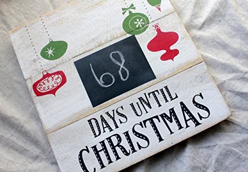 Christmas countdown calendar, Days Until