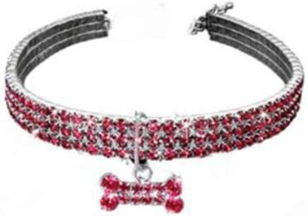 crystal dog necklace