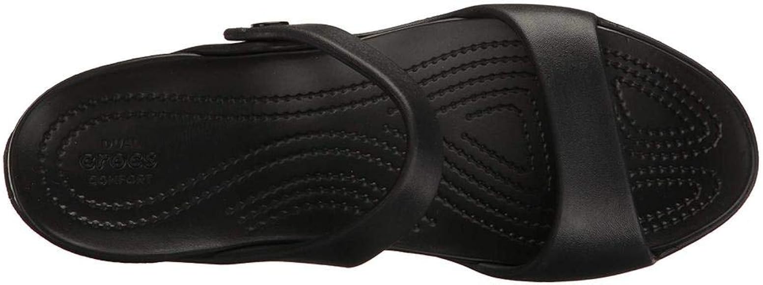 crocs women's cleo v flat sandal