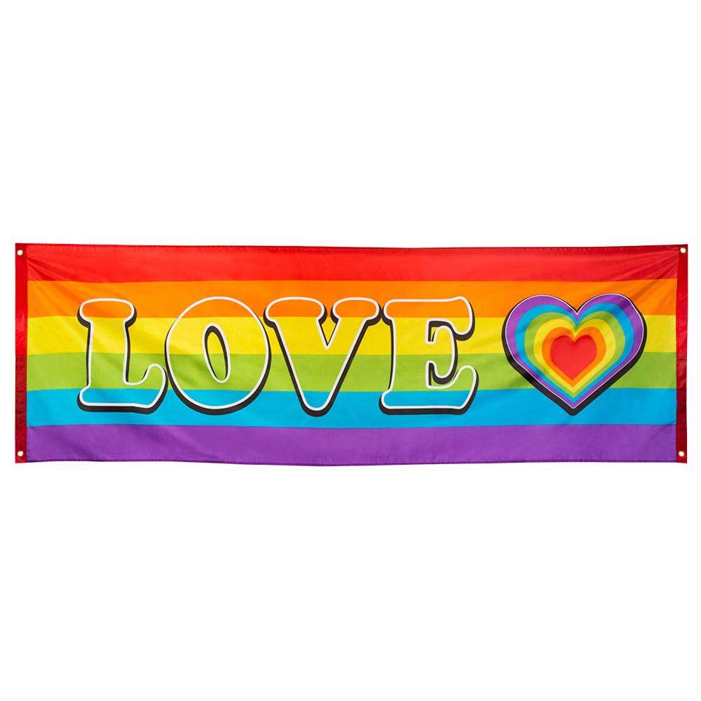 Rainbow Love Banner Banner (220X74cm) Polyester