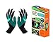 CJSJ Garden Genie Gloves with Claws on EACH Hand for Digging & Planting
