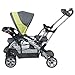 Baby Trend Sit N' Stand Double Stroller, Carbon