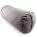 Peace Yoga® Zafu Meditation Yoga Cotton Cylinder Bolster Pillow Cushion - Gray