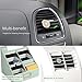 InnoGear 35mm Car Diffuser Air Freshener Aromatherapy Essential Oil Car Vent Clip Stainless Steel Locket Diffusers Odor Eliminator with 20 Replacement Pads