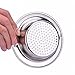 2PCS Kitchen Sink Strainer With Handle Stainless Steel Garbage Portable Strainer Basket By HOXHA, Large Wide Rim 4.3