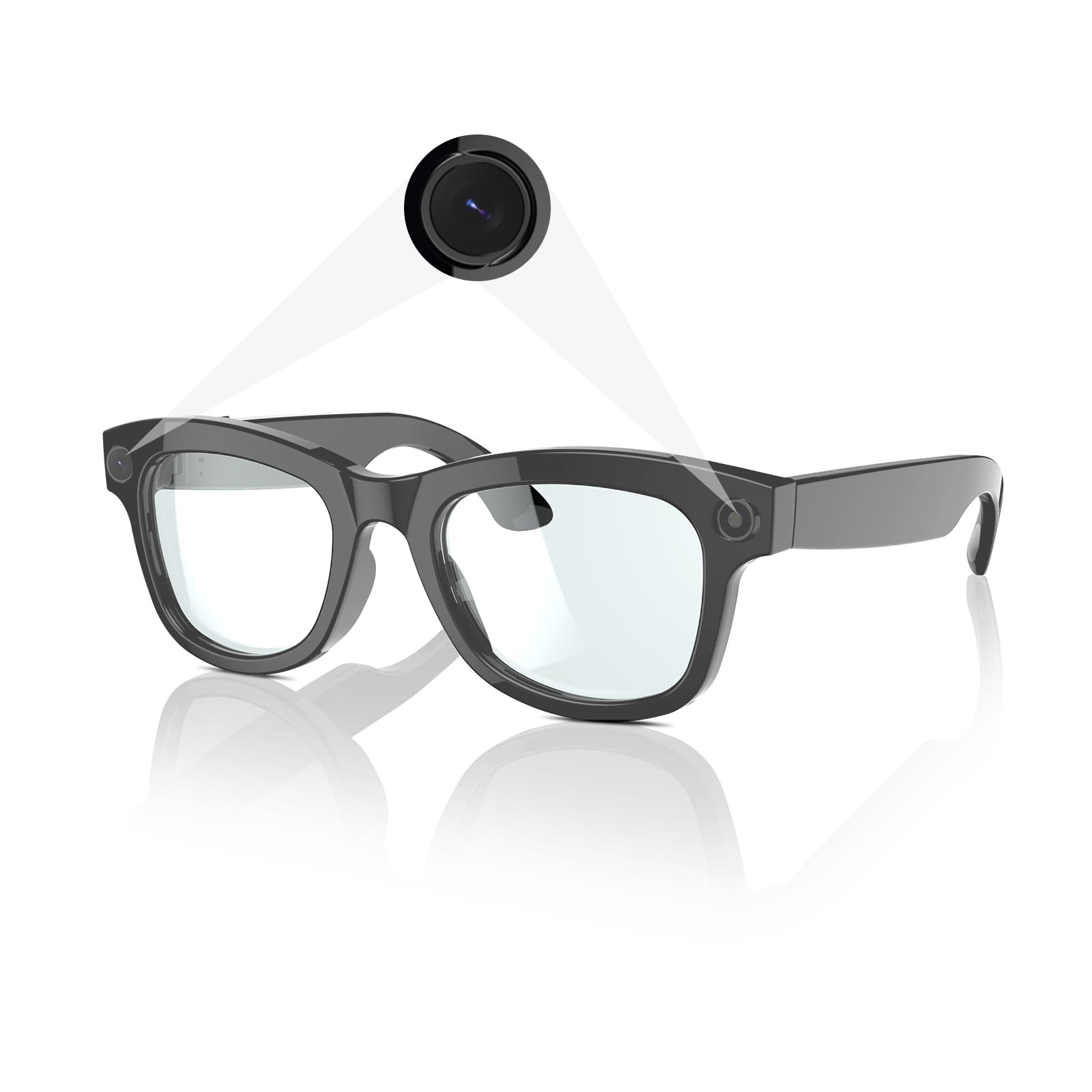 Photo 1 of ***FACTORY SEALED***Smart AI Camera Glasses - 500W HD Camera, Bluetooth 5.3, Voice Control, Open-Ear Speakers, 230mAh Battery, Blue Light Protection ONLY-NO Polarized lense