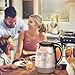 Queen Sense Electric Kettle, 1200W 1.8 Quarts Fast Boiling Glass Water Boiler with LED Indicator Cordless BPA-Free Borosilicate Tea Pot Auto Shut-Off Clear