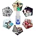 FEBNISCTE 8GB USB 3.0 Flash Drive Bulk 10 Pack Thumb Drives - Foldable 8 GB USB3.0 Memory Stick Data Storage Multipack Zip Drives - Portable Jump Drive Gift Multi-Coloured Pen Drive with 10pcs Rope