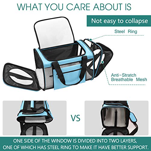 Prodigen Pet Carrier Airline Approved Pet Carrier Dog Carriers for