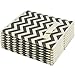 Sorbus Foldable Storage Cube Basket Bin, 6 Pack,Chevron Pattern (Beige)
