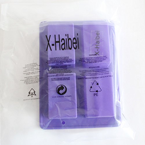 X-Haibei 4-Cavity Plain Basic Rectangle Soap Mold Handsize Silicone Mould for Bath Supply