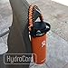 Gearproz HydroCord 1.0 Handle with Wide Mouth Ring and Carabiner, Compatible with 12-64 oz Water Bottles, Hydroflask 1.0, Iron Flask, Thermoflask & Wide Mouth 2.28