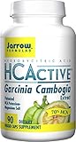 Jarrow Formulas HCActive Garcinia Cambogia, Supports appetite control and weight management, 90 Veggie Caps