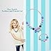 SmitCo LLC Kids Jewelry - For Little Girls and Toddlers - Blue Stretch Necklace and Bracelet Set - Great Costume Jewelry and Accessories Sets For Children To Play Pretend and Dress Up by
