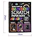 Two Cool Art Activity Books，Mega Value 20 Sheet Rainbow Scratch Paper- Makes Art Fun!