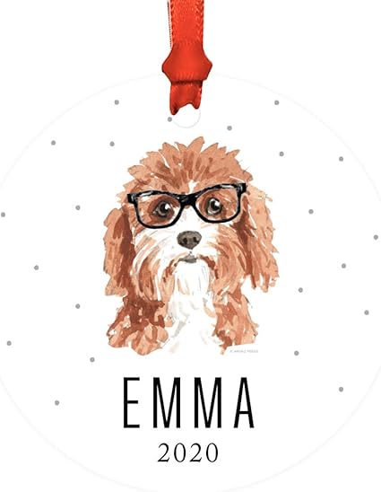 cavapoo christmas ornament