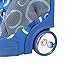 J World New York Sunrise Rolling Backpack, Blue Target, One Size
