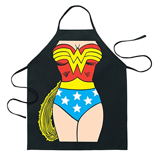 ICUP DC Comics - The Flash Be The Character Adult Size 100% Cotton Adjustable Black Apron