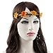 Polytree 8pcs Women's Fashion Boho Flower Headband Hairband