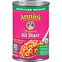 Annie's Organic Canned Pasta, All Stars, Pasta in Tomato & Cheese Sauce, 15 oz