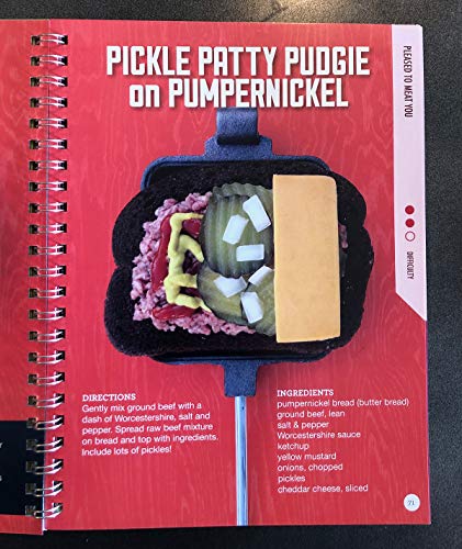 Rome Industries 2009 Pudgie Revolution Spiral Bound Pie Iron Cookbook, Color - Thumbnail 2