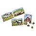 Melissa & Doug Farm 4-in-1 Linking Jigsaw Floor Puzzle