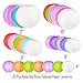 Selizo 30 Packs Paper Lanterns Decorative Colorful Chinese Hanging Decorations for Rainbow Party Classroom Ceiling Decoration