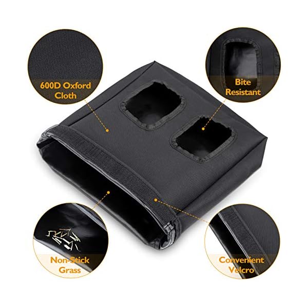 Geegoods Rabbit Hay Feeder Bag, Guinea Pig Hay Feeder Storage ，Hanging Feeding Hay for Small Animals 600D Oxford Cloth…