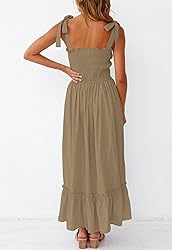 ZESICA Women's 2024 Summer Boho Spaghetti Strap