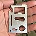 Gifts for Men Credit Card Survival Wallet Multi Tool ( 2 Pack ) Think Stainless Steel