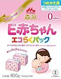 森永乳業 E赤ちゃん エコらくパック つめかえ用 400g×2袋