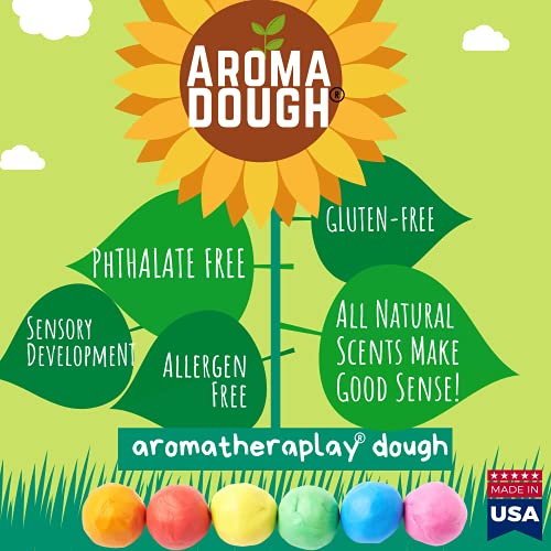 Aroma Dough® GlutenFree, SoyFree Modeling Dough for Kids, Eco