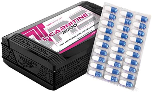 L-CARNITINE 3000 120CAPS - FAT METABOLISM ACCELERATOR - 1000 mg L-carnitine tartrate per capsule - Trec Nutrition